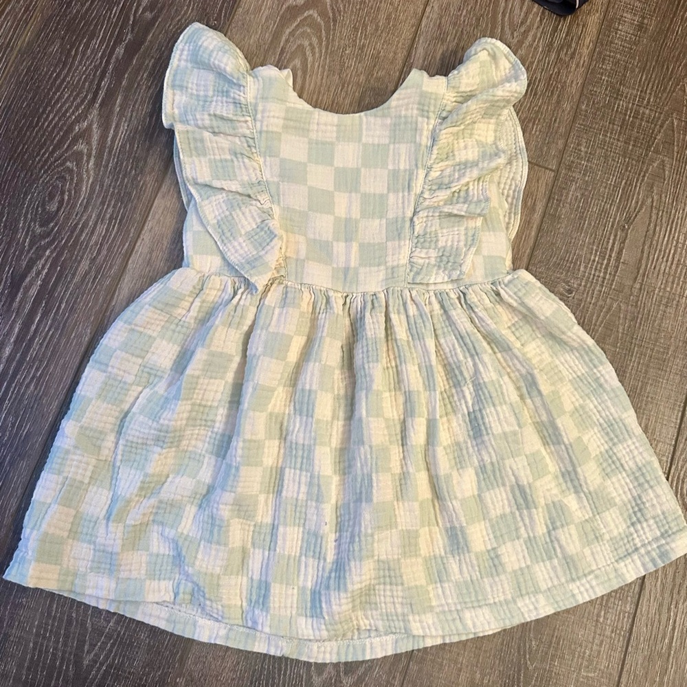 Bonnie Baby Checkered Kids Dress